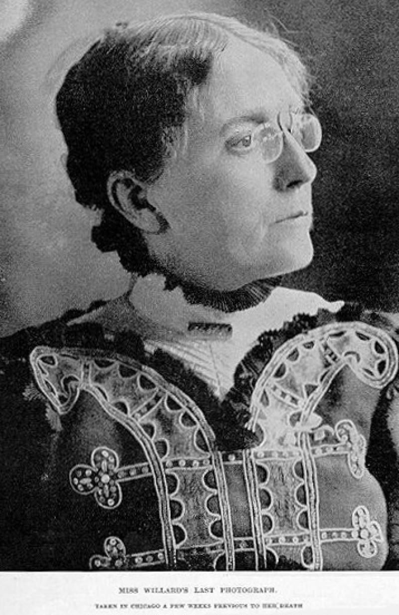 Miss Willard's Last Photograph. Taken in Chicago a few weeks previous to her death.