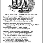 The Whiskey Grocer's Lament, in Grip, Toronto, March 1, 1884