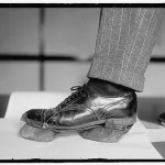 These shoes were known as “cow shoes” because they left tracks that looked like cow footprints to fool prohibition agents looking for bootleggers.