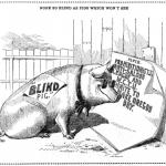 Blind Pig Cartoon - March 23 1909 in the Oregonian