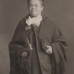 Carrie Nation,Temperance advocate, known in the years prior to Prohibition for criticism of alcohol and vandalism of places that served alcohol. Seen here holding Bible and hatchet.