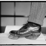 These shoes were known as “cow shoes” because they left tracks that looked like cow footprints to fool prohibition agents looking for bootleggers.