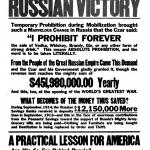 A Great Russian Victory, a poster by the American Issue Publishing Co., Westerville, OH