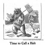 Time to Put a Halt, a poster by the American Issue Publishing Co., Westerville, OH