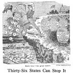 Stop the Waste, a poster by the American Issue Publishing Co., Westerville, OH